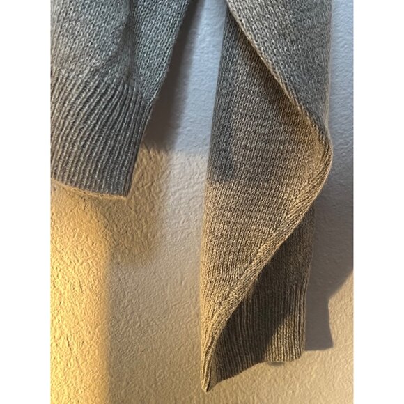 H&M Divided Women L SOFT Cropped Pullover Crewneck Gray Knit Sweater Oversized - Picture 6 of 16